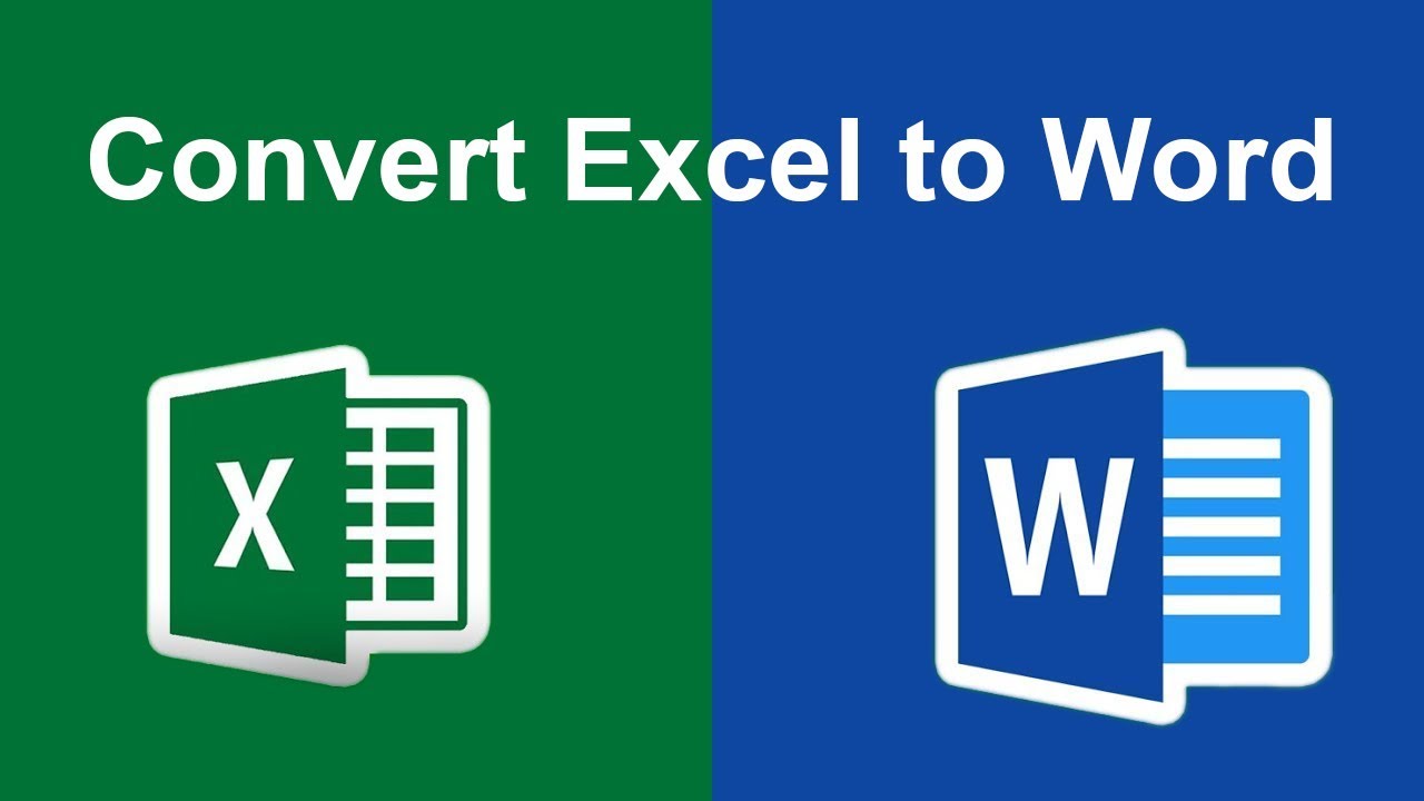 Excel to Word Conversion